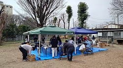 ファミリーバーベキュー大会並びに防災訓練